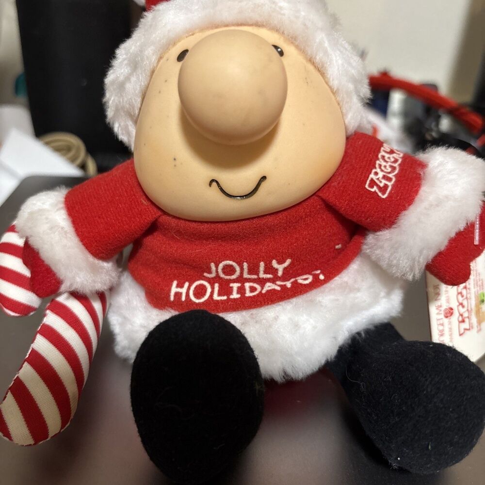 Tom Wilson ZIGGY Plush dolls vinyl faces1989 American Greetings Jolly Holidays